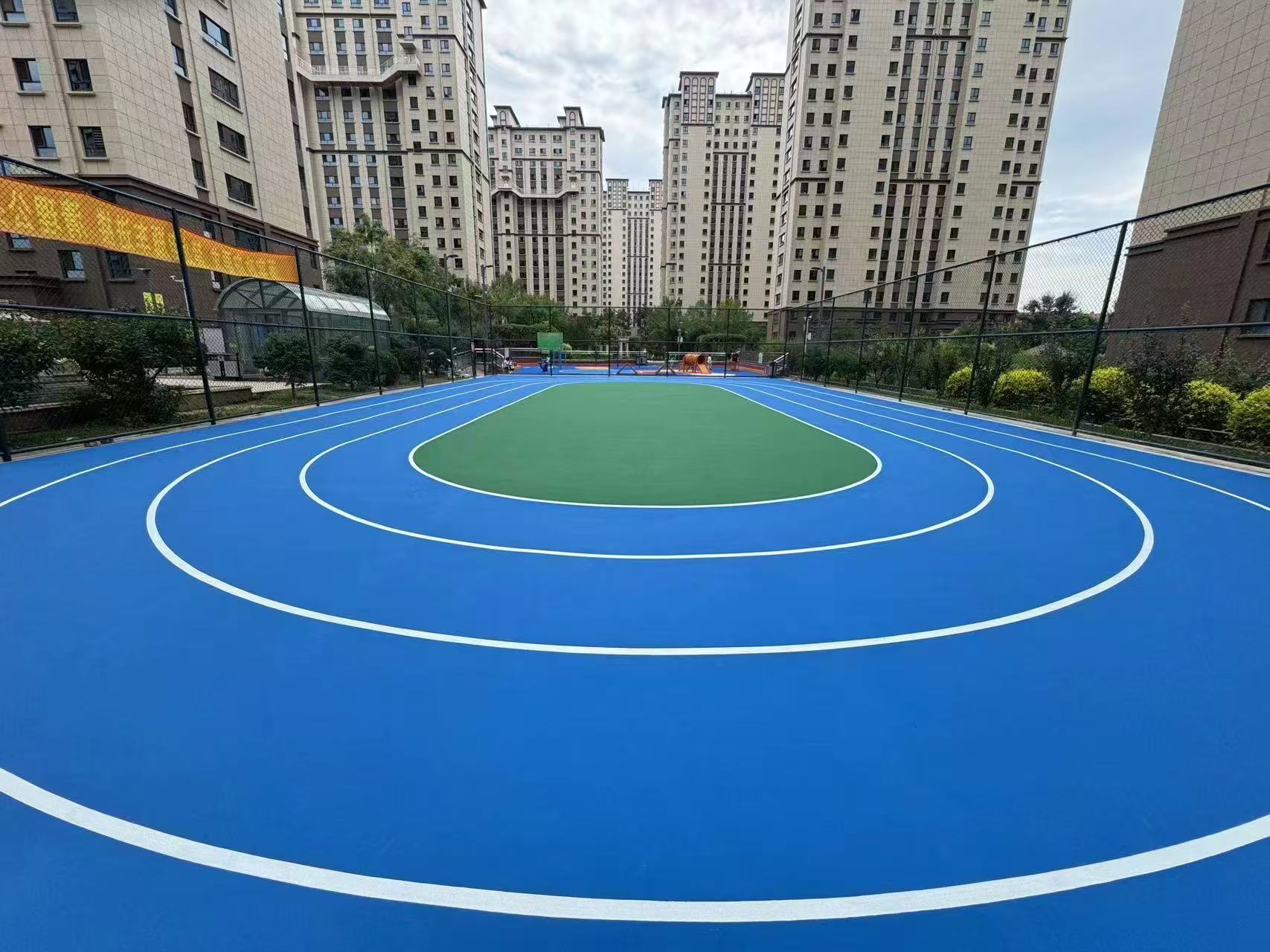 乌兰察布市学校塑胶跑道透气型塑胶跑道 - 厂家